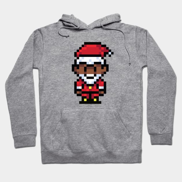 8bit Santa Claus // Funny Retro Santa Hoodie by SLAG_Creative